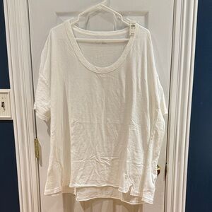Aerie White Short Sleeve Tee